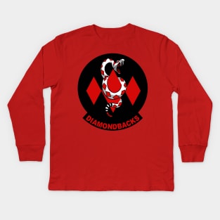 VFA-102 Diamondbacks - Super Hornet Kids Long Sleeve T-Shirt